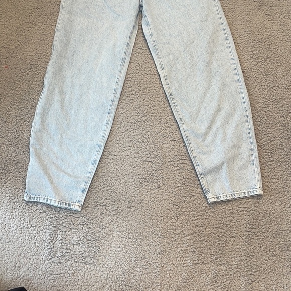 7 for All Mankind Paperbag Waist Balloon in Tuberose size 25 - Picture 3 of 12